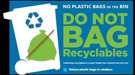 Do Not Bag Recyclables